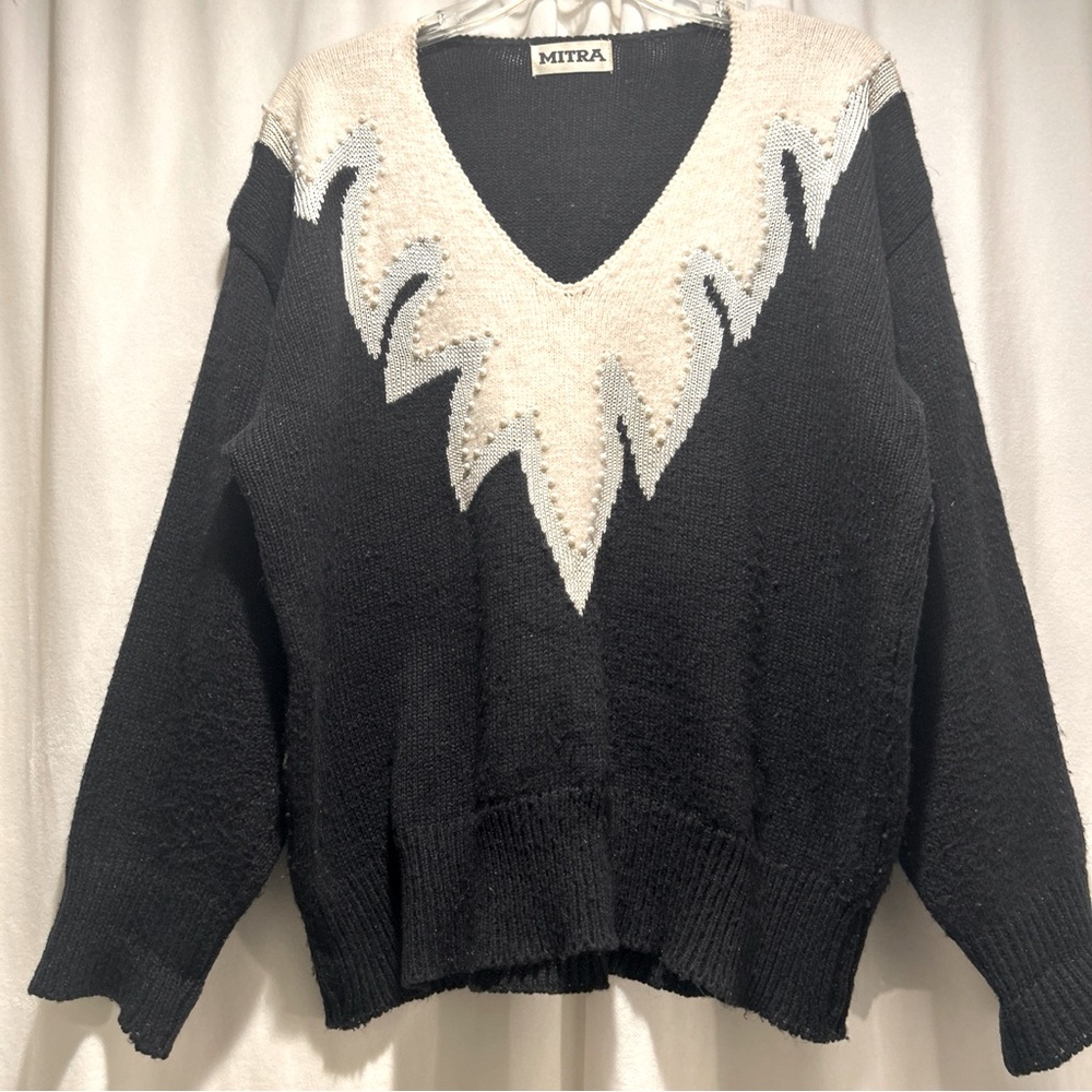 Mitra Women’s Black Sweater Size L